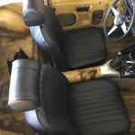 Seats bolted in place