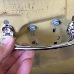 The hole spacing The odd shaped hole is for the o