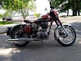 2014 Royal Enfield Classic Chrome Maroon chrome Wyatt W